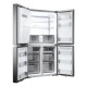 Haier Ψυγείο Ντουλάπα 601lt Total NoFrost Υ177.5xΠ90.8xΒ75εκ. Inox HCR7918EIMP